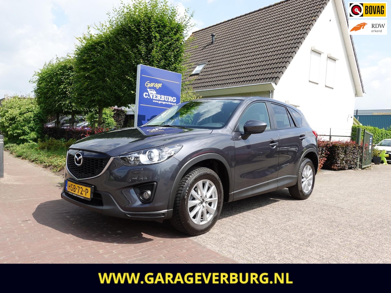 Mazda CX-5 - 2.0 SkyActiv-G 165 GT-M (Navigatie,Trekhaak,Cruise,Stoelverwarming,Xenon,Keyless,BOSE) -- - AutoWereld.nl