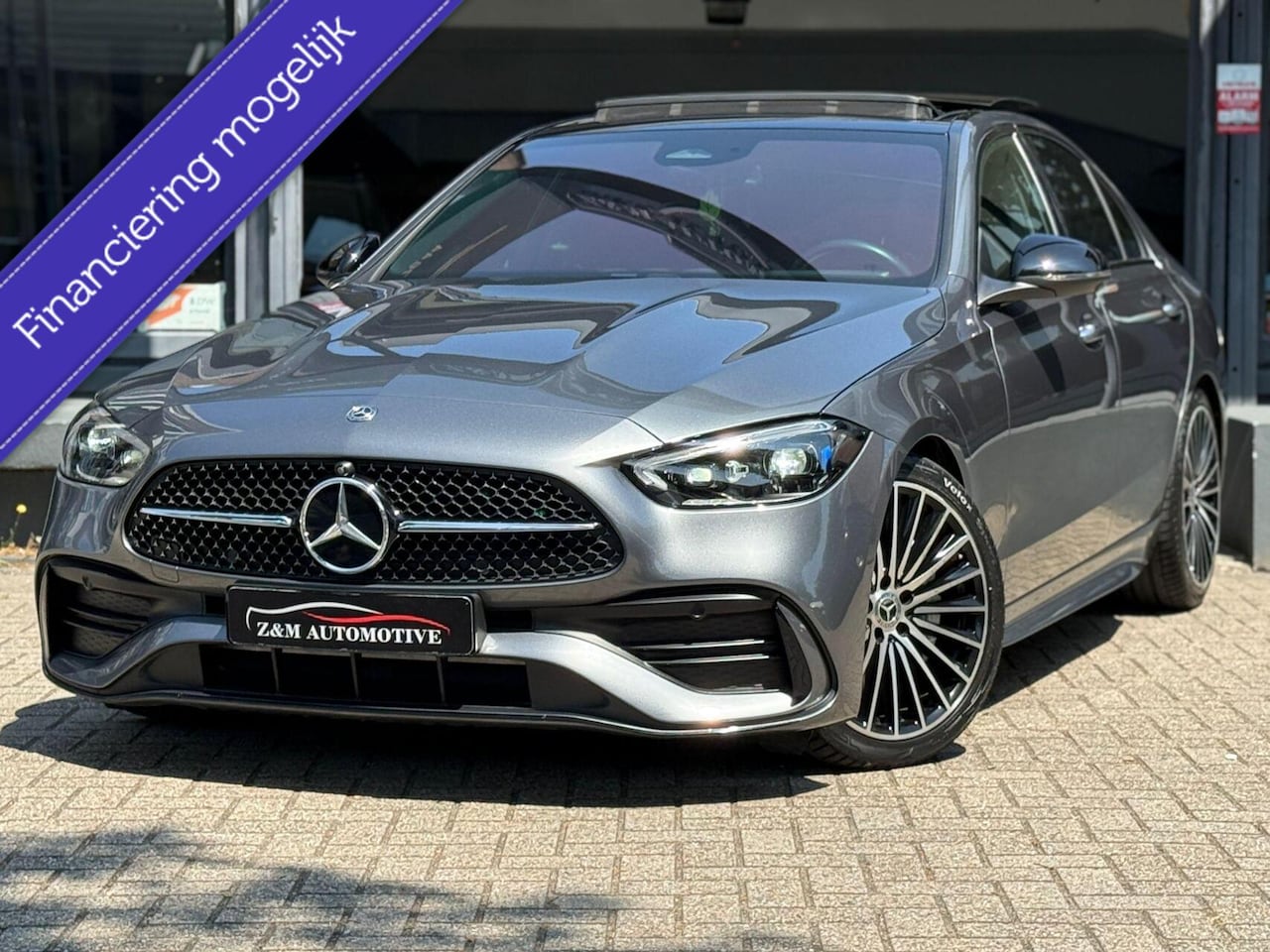 Mercedes-Benz C-klasse - 180 AMG Line Aut*Led*Pano*Acc*360°*Sfeer. - AutoWereld.nl