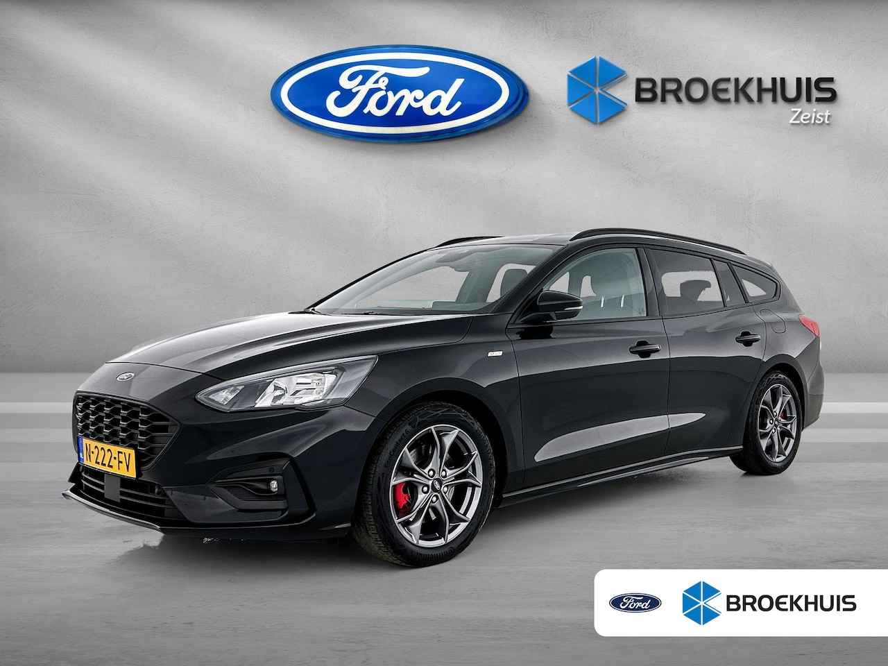 Ford Focus Wagon - 125pk ST-line Hybrid | Adatieve cruise | Camera | DAB | Privacy-glass | Keyless | Elec. ac - AutoWereld.nl