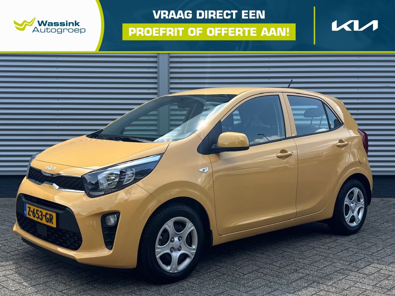 Kia Picanto - 1.0 DPi 67pk 4-zits ComfortLine | Bluetooth | Airco | Cruise Control | - AutoWereld.nl