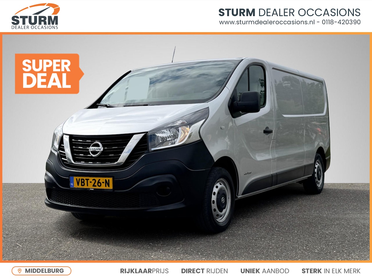 Nissan nv300 - 1.6 dCi 120 L2H1 Acenta 3-Persoons | Trekhaak | Laadruimte Pakket | Cruise Control | Airco - AutoWereld.nl