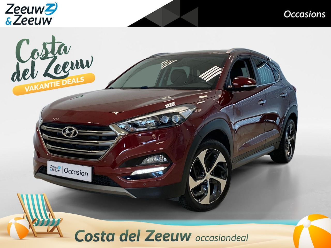 Hyundai Tucson - 1.6 PREMIUM | LEDER | NAVI | CAMERA | DEALERONDERHOUDEN | - AutoWereld.nl