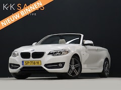 BMW 2-serie Cabrio - 220i High Executive [CAMERA, VOL LEDER, STOELVERWARMING, PDC V+A, BLUETOOTH, CRUISE, CLIMA
