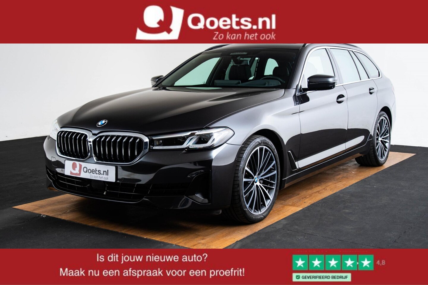 BMW 5-serie Touring - 520i High Executive Edition Luxury Line - Panoramadak - Parking/Driving Assistant - Head u - AutoWereld.nl