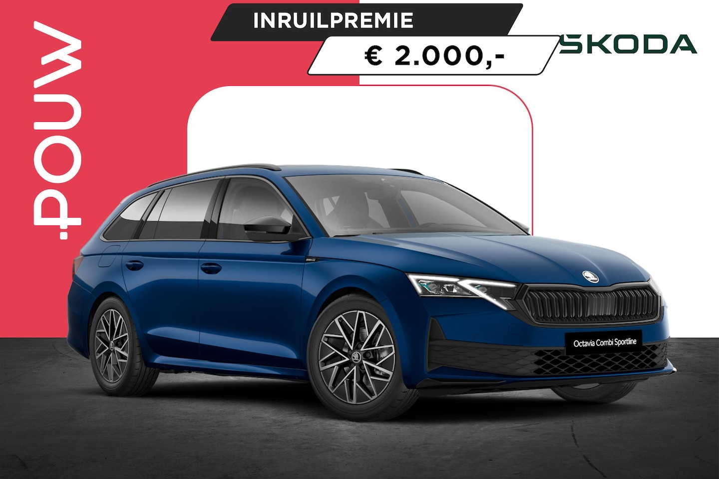 Skoda Octavia Combi - 1.5 TSI 150pk MHEV Sportline Tour | Panoramadak | Winterpakket - AutoWereld.nl