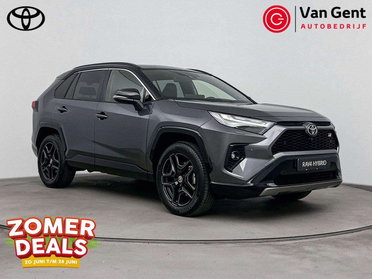 Toyota RAV4 - 2.5 Hybrid AWD GR SPORT | Panoramadak | JBL | Stoelverwarming | Stuurverwarming | Leder/Su - AutoWereld.nl