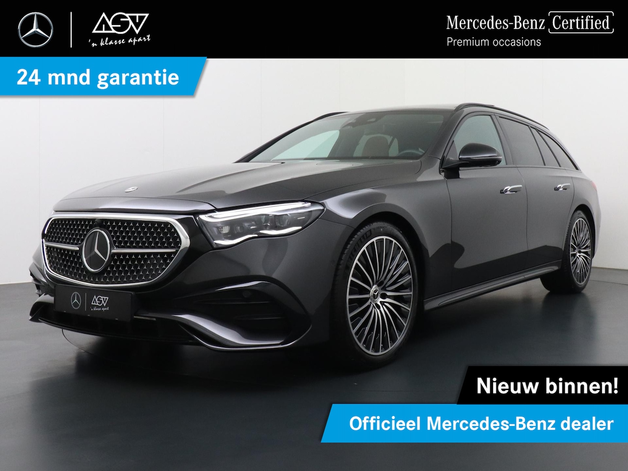 Mercedes-Benz E-klasse Estate - 220 d AMG Line Superscreen, wegklapbare trekhaak, Panoramadak, Nightpakket, Winterpakket - AutoWereld.nl