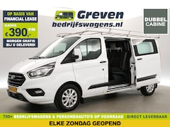 Ford Transit Custom - 340 2.0 TDCI L2H1 | Dubbele Cabine | 5 Persoons | Automaat Camera Carplay LED Airco 2xSchu