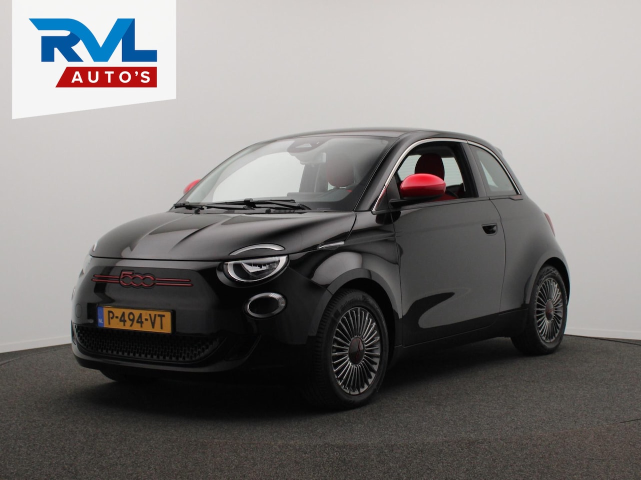 Fiat 500 - RED 42 kWh Origineel NL Navigatie Climate/control - AutoWereld.nl