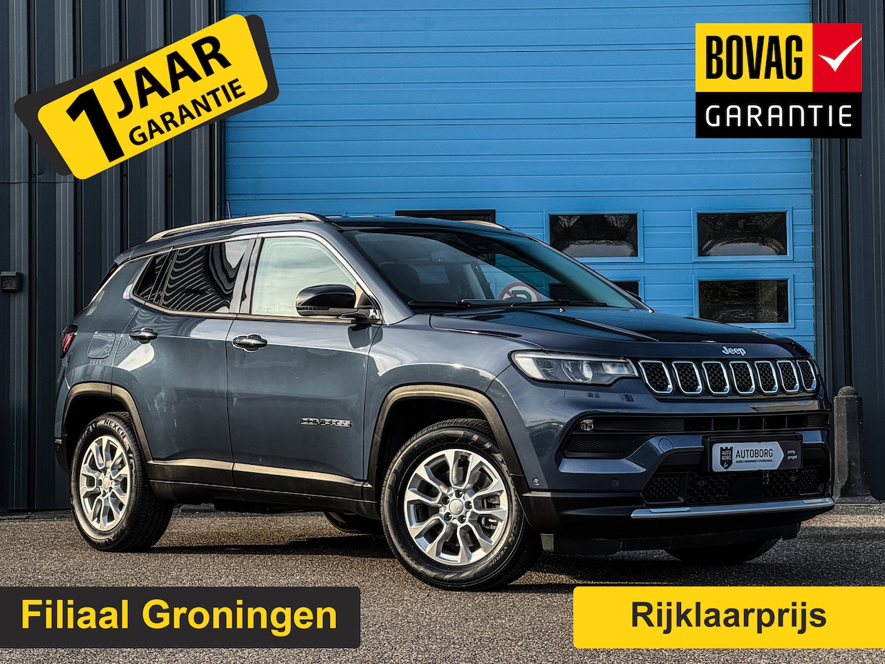 Jeep Compass - 4xe 190 Plug-in Hybrid Electric Limited Lease Ed. Prijs Inclusief Onderhoud & 12 Maand BOV - AutoWereld.nl
