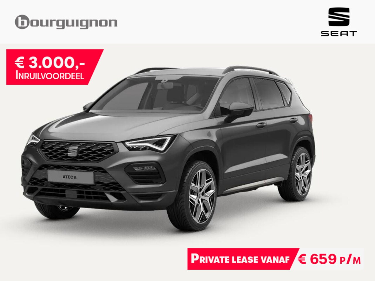 Seat Ateca - FR Business Intense 1.5 TSI 150 pk | Trekhaak | Adaptive cruise control | Achteruitrijcame - AutoWereld.nl