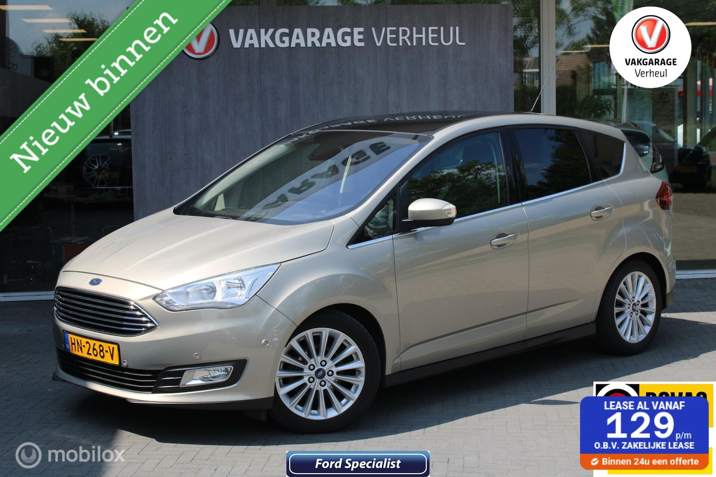 Ford C-Max - 1.0 Titanium|125Pk|Navi|Boekjes|Nap - AutoWereld.nl