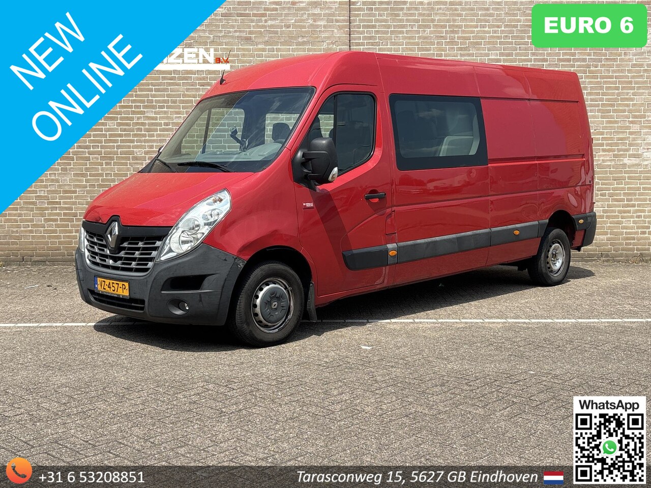 Renault Master - T35 2.3 dCi L3H2 | € 8.350,- NETTO! | 130 PK | Euro 6 | Dubbel Cabine | Cruise | Airco | N - AutoWereld.nl