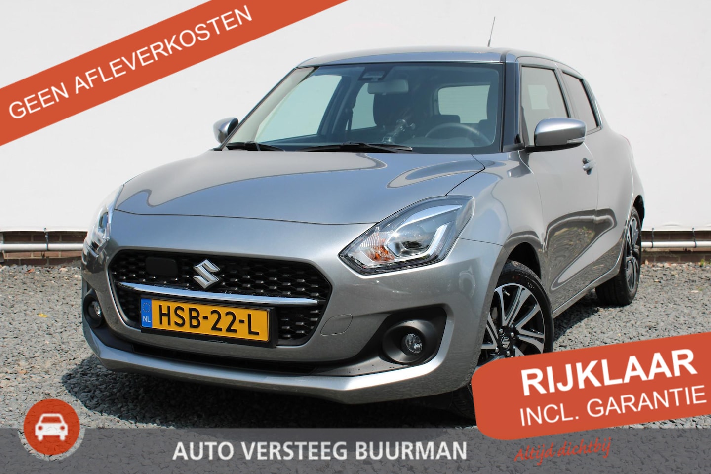 Suzuki Swift - 1.2 Style Smart Hybrid 1.2 Style Smart Hybrid, Automaat, Parkeersensoren Achteruitrijcamera en Navigatie! 23950 - AutoWereld.nl