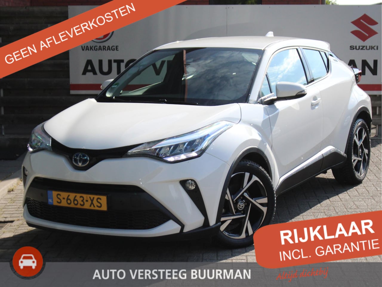 Toyota C-HR - 1.8 Hybrid Dynamic Automaat Navigatie, Cruise Control Adaptief, Parkeersensoren Voor en Ac - AutoWereld.nl