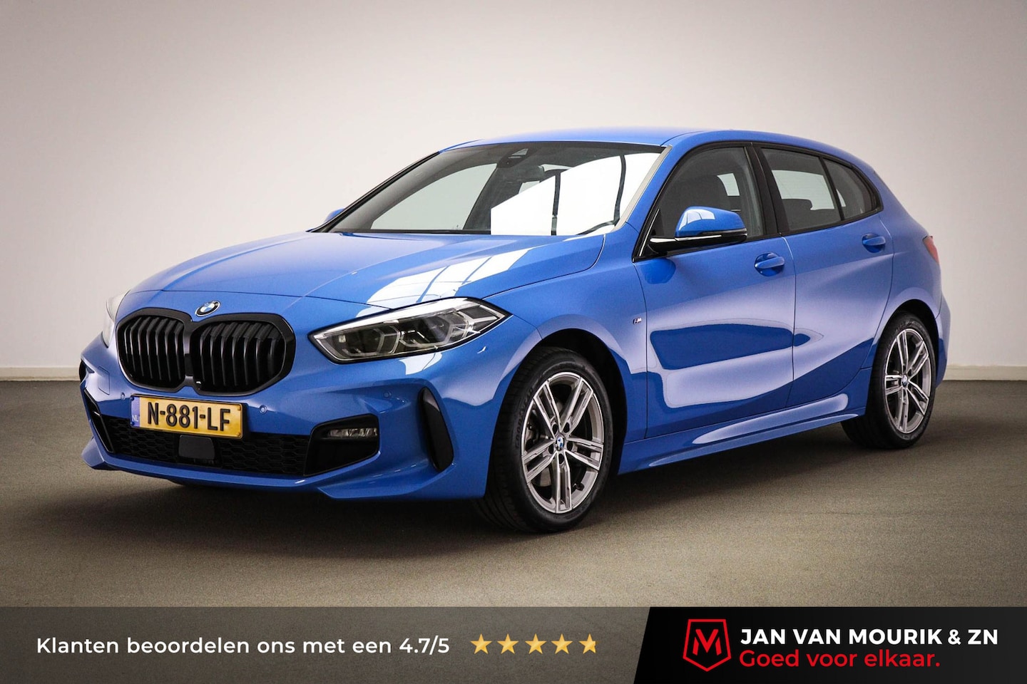 BMW 1-serie - 118i M-Sport Business Edition |  COMFORT- PACK | DAB | APPLE | GROOTLICHT ASSISTENT - AutoWereld.nl