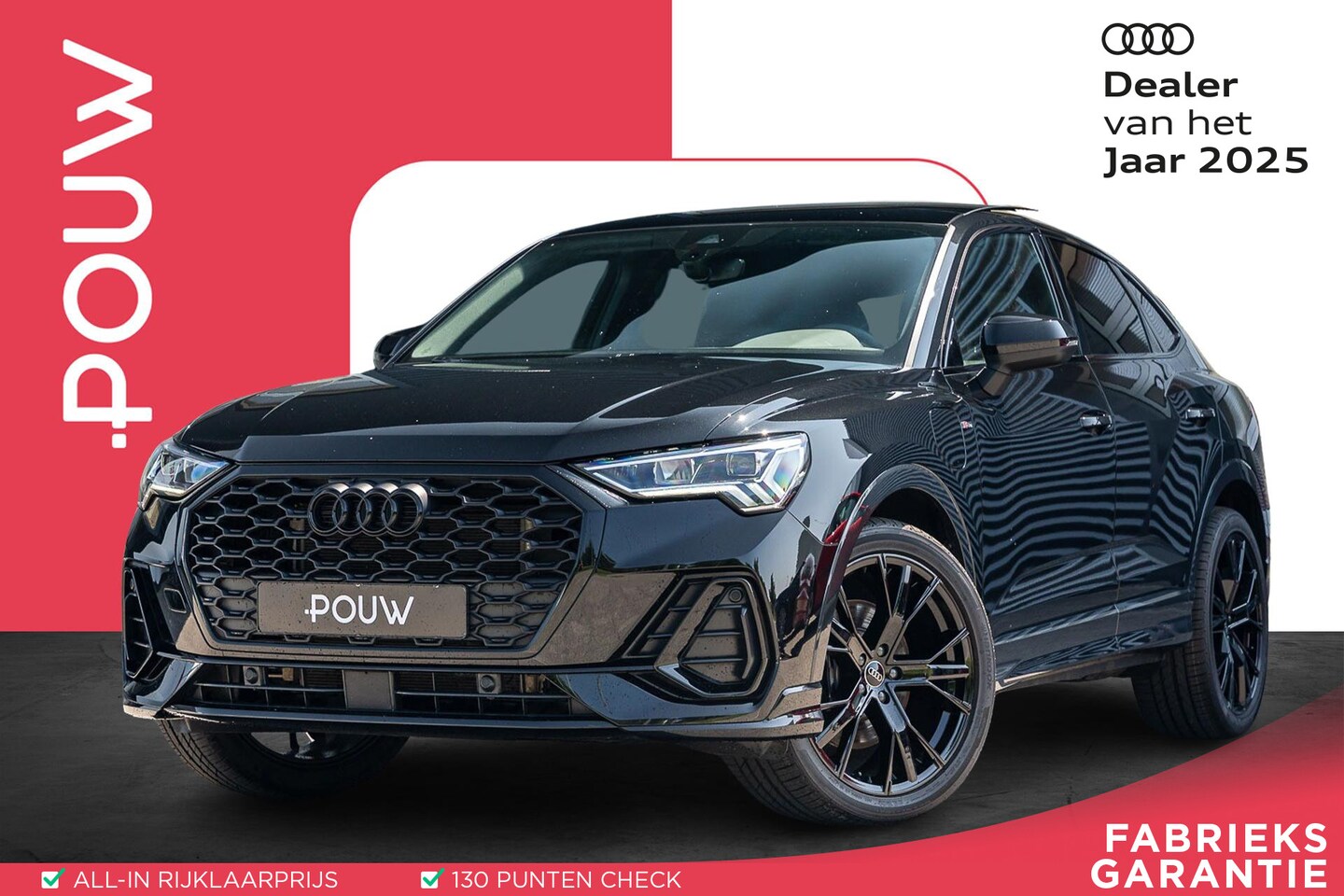 Audi Q3 Sportback - 45 TFSIe 245pk PHEV S Edition | Panoramadak | Trekhaak | Adaptieve Cruise Control | Dodeho - AutoWereld.nl