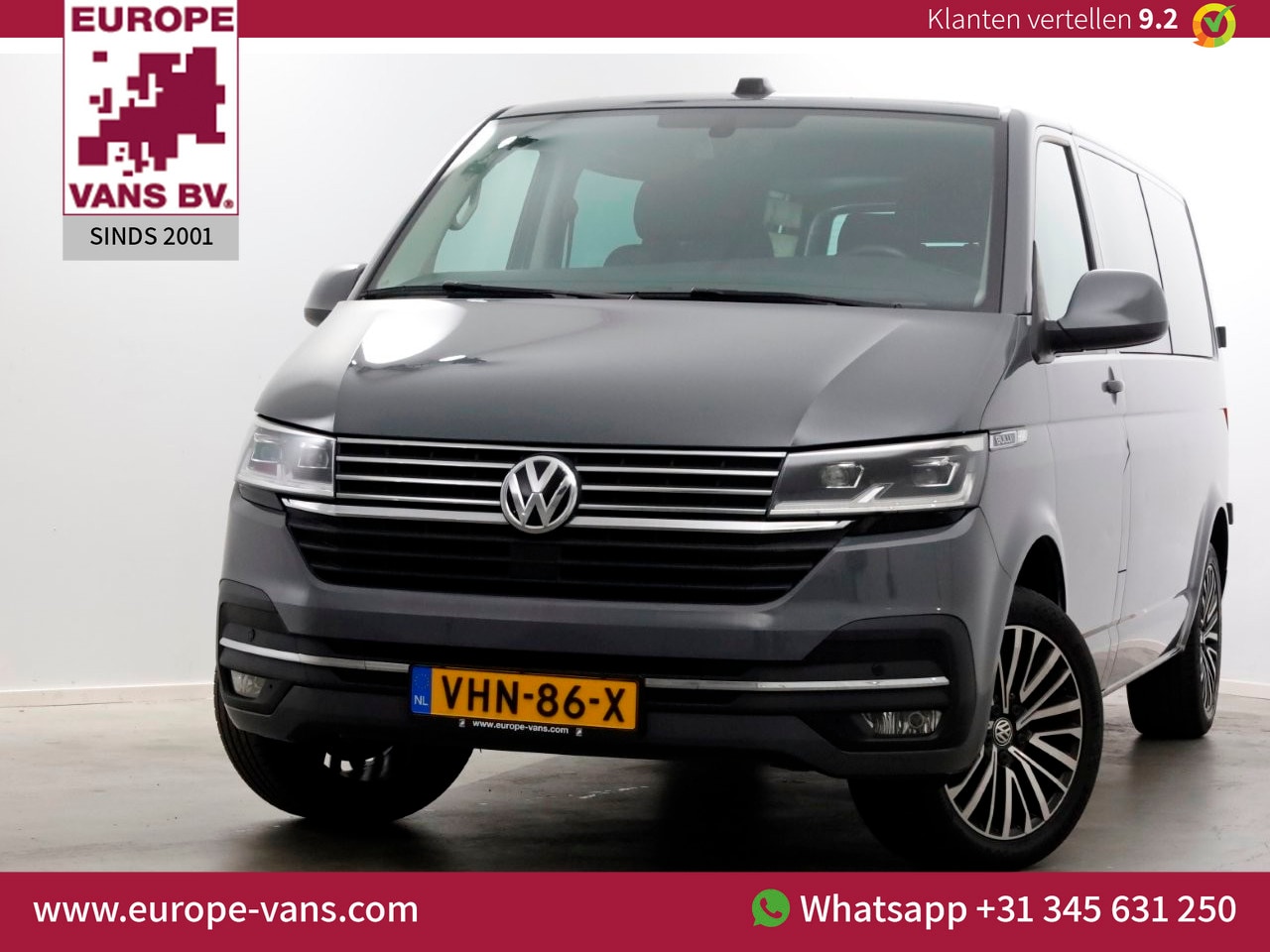 Volkswagen Transporter - T6.1 2.0 TDI 150pk DSG-Automaat Lang D.C. Bulli ACC/LED/Camera 11-2020 - AutoWereld.nl