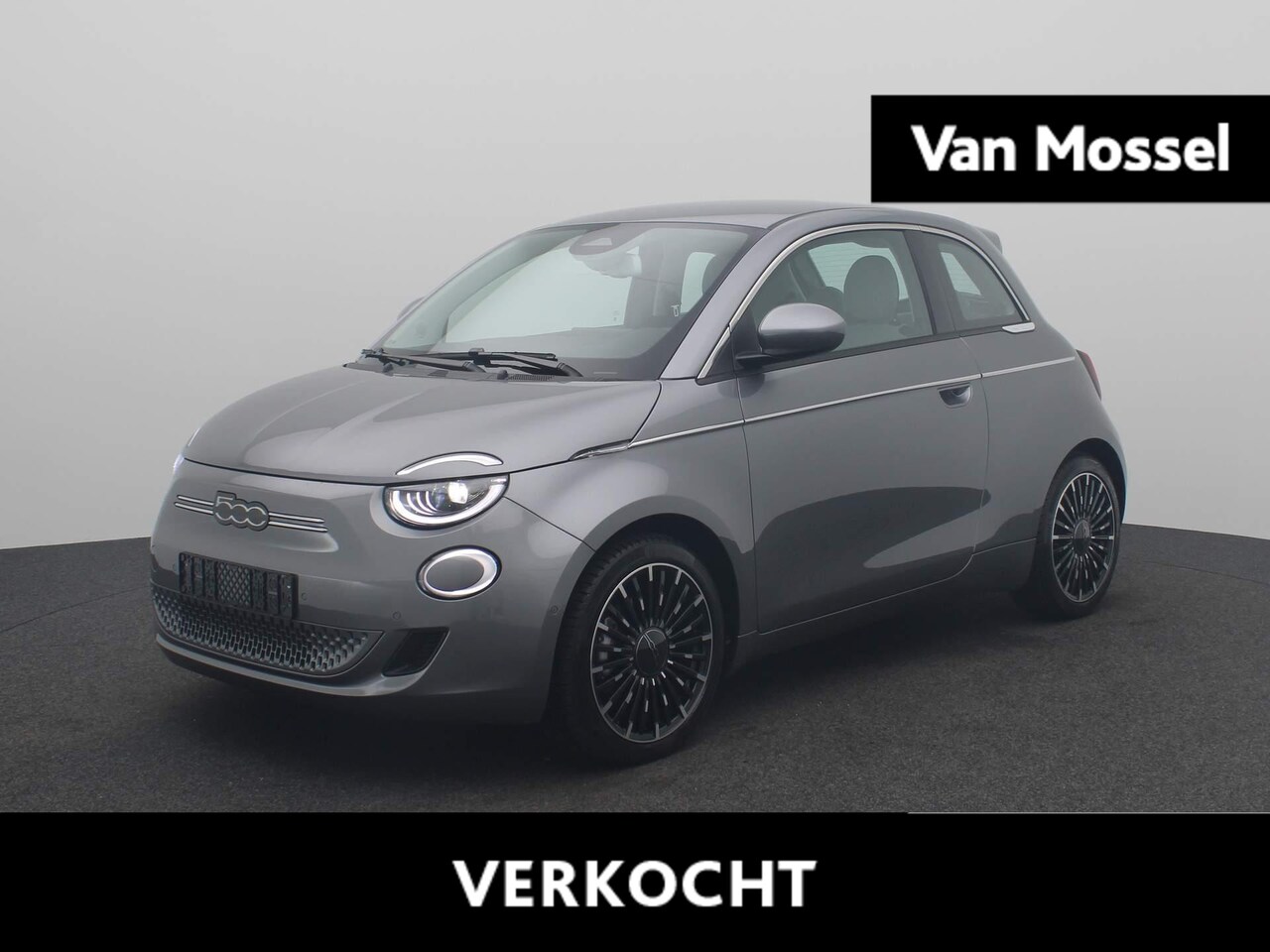 Fiat 500e - La Prima 42 kWh | Leder | Navi | ECC | PDC | LMV | LED | Cam | - AutoWereld.nl