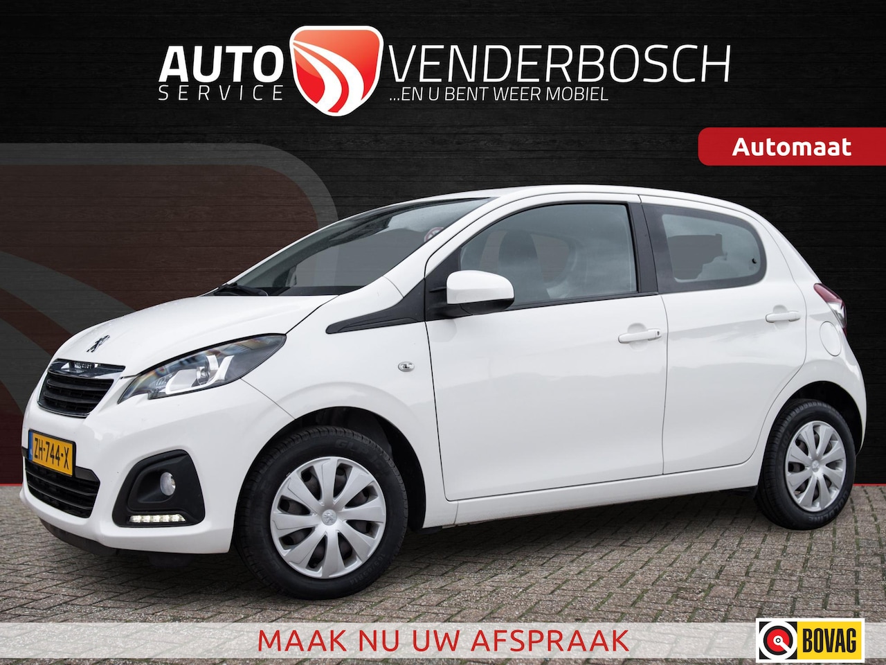 Peugeot 108 - 1.0 e-VTi Active 72pk | Automaat | Airco | 5 Deurs - AutoWereld.nl