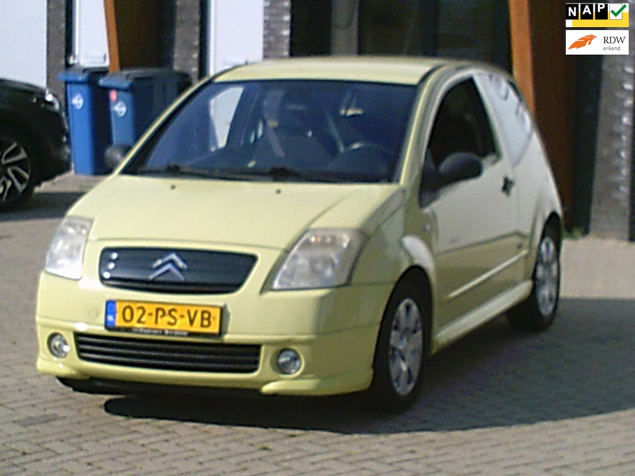 Citroën C2 - 1.4i Ligne Ambiance Nwe Distr Riem & Apk Airco LM-V Stuurbekr - AutoWereld.nl
