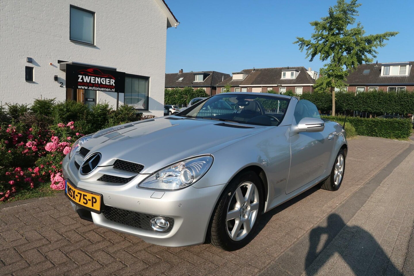 Mercedes-Benz SLK-klasse - 200 K.Aut FACELIFT|NAVIGATIE|XENON|PDC|AIRSCARF|BLUETOOTH|DEALER ONDERHOUDEN - AutoWereld.nl