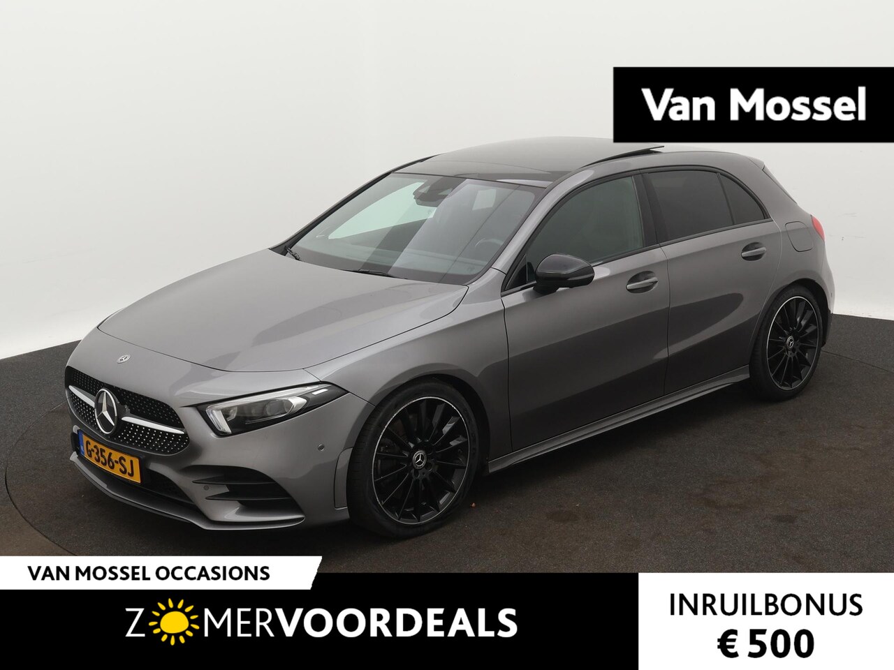 Mercedes-Benz A-klasse - 250 Premium Plus | AMG -PAKKET | PANORAMADAK | BURMESTER | SFEERVERLICHTING | NAVIGATIE | - AutoWereld.nl
