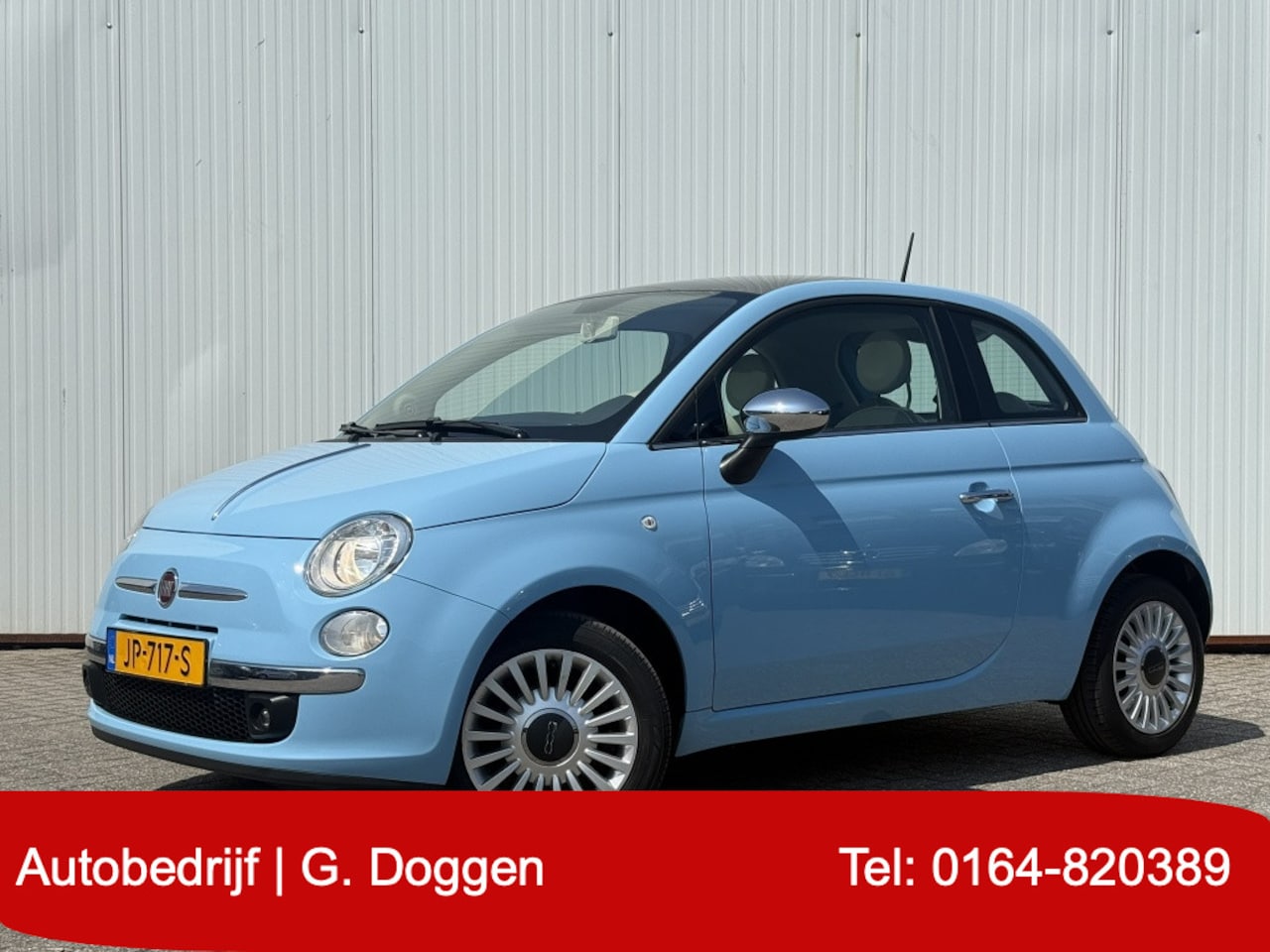 Fiat 500 - 1.2 Lounge Panorama dak Superstaat! - AutoWereld.nl