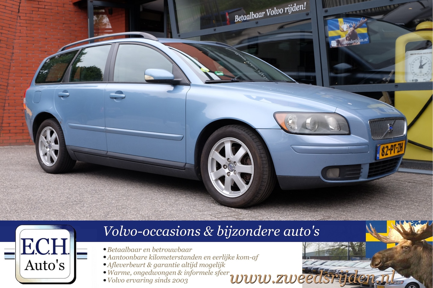 Volvo V50 - 2.4i 170 pk airco, trekhaak - AutoWereld.nl