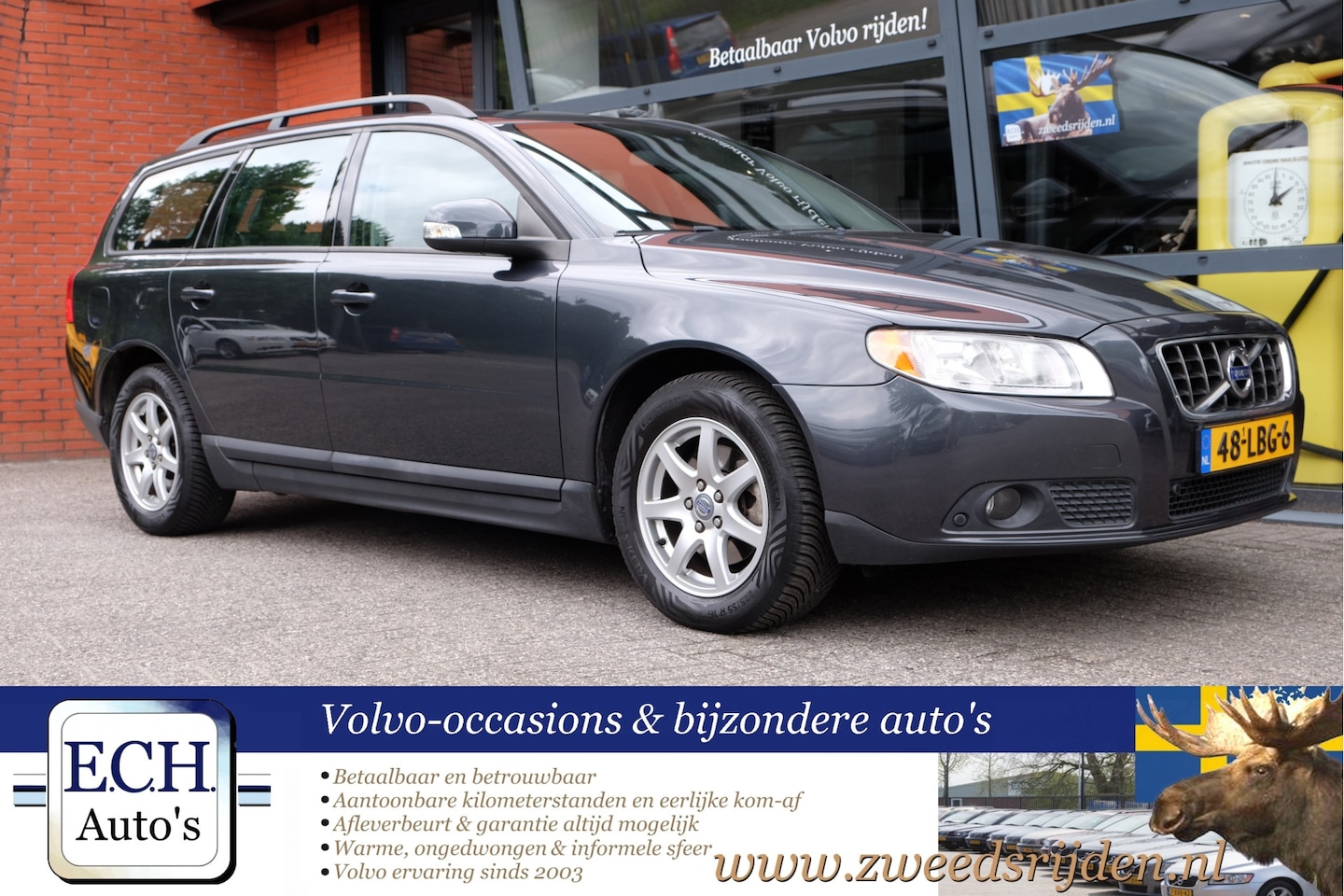 Volvo V70 - 2.0 Limited Edition 2.0 145 pk Limited Edition, Navi, Stoelverwarming, Bluetooth - AutoWereld.nl