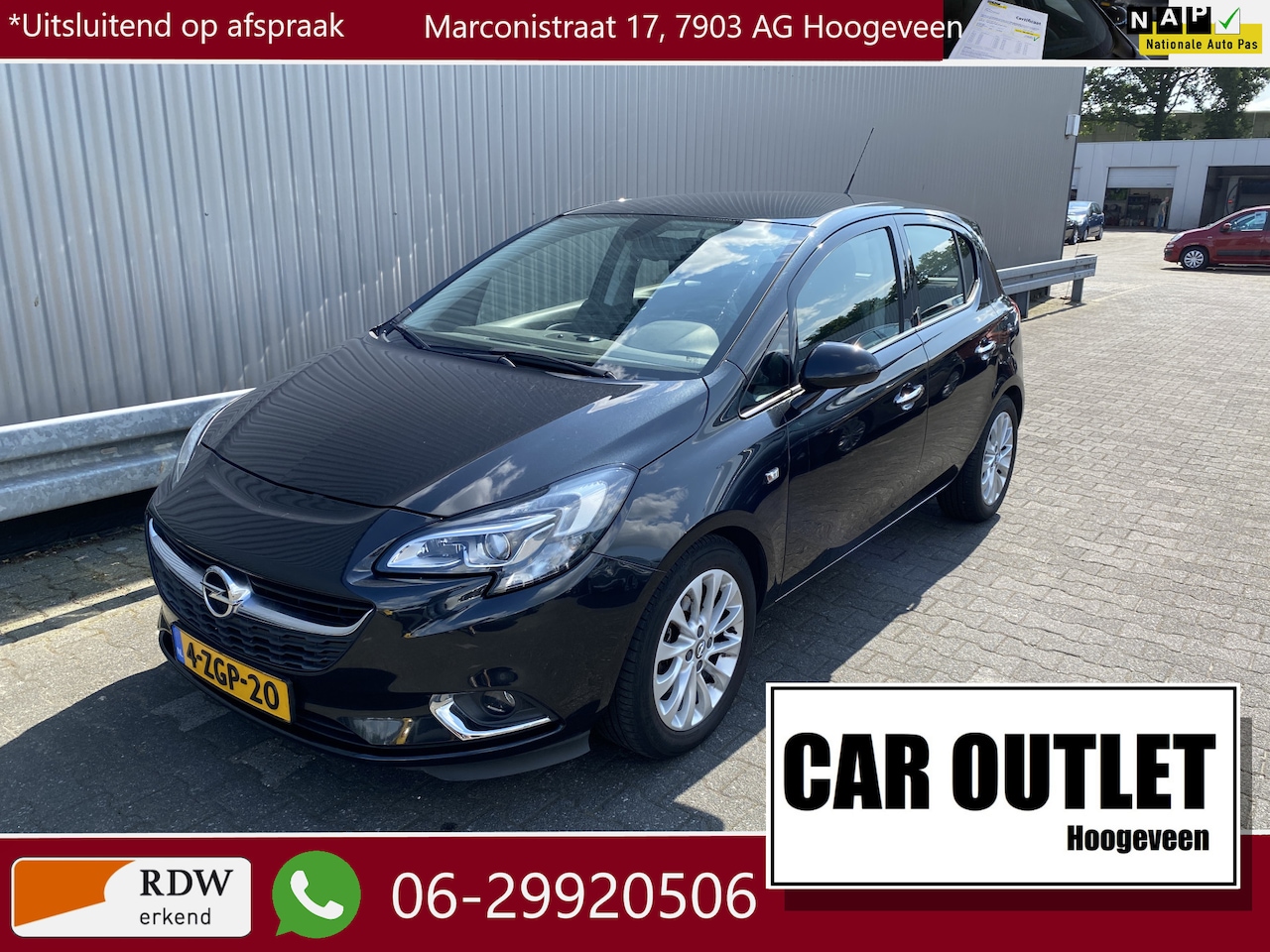Opel Corsa - 1.0 Turbo Cosmo 125Dkm.NAP, Clima, CC, PDC, LM, Afn.Trekh, nw. APK – Inruil Mogelijk – - AutoWereld.nl