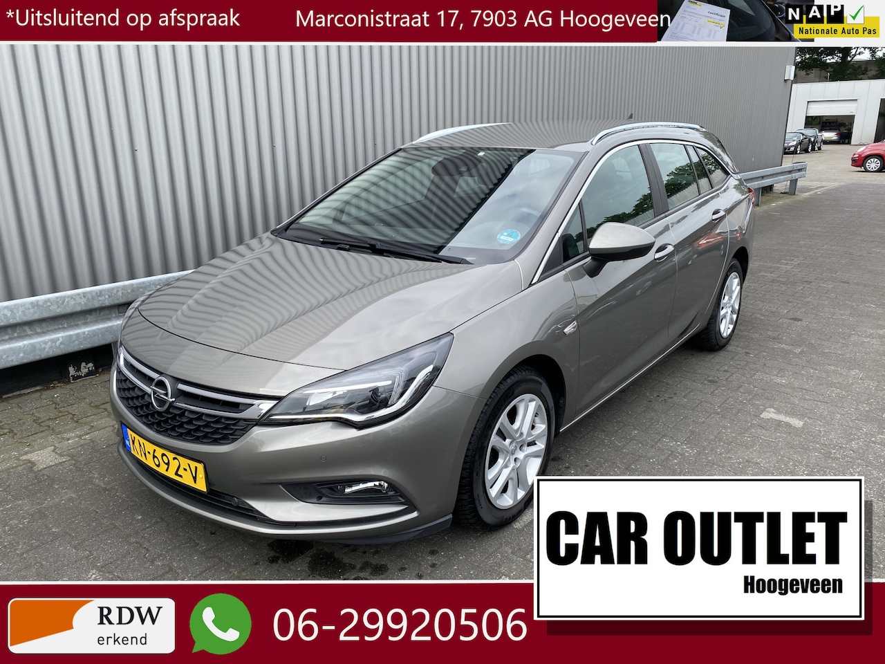 Opel Astra Sports Tourer - 1.0 Business+ Clima, CC, DAB+, Navi, PDC, z.g.a.n. APK – Inruil Mogelijk – - AutoWereld.nl