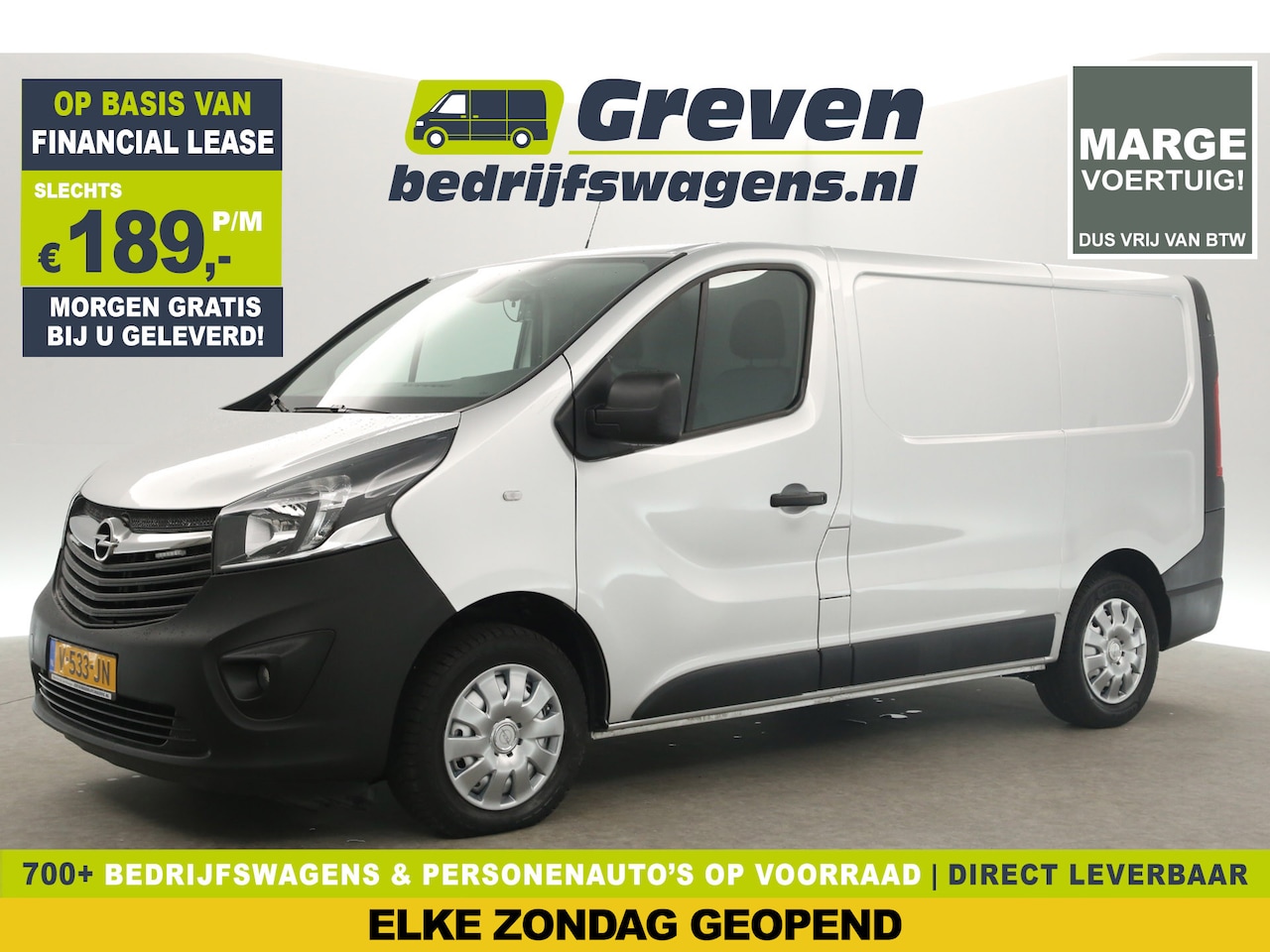 Opel Vivaro - 1.6 CDTI L1H1 | MARGE! | Airco Cruise Camera LED Navigatie PDC Elektrpakket Achterklep - AutoWereld.nl