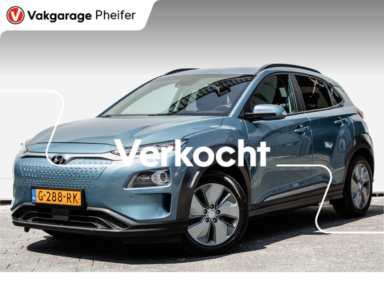 Hyundai Kona Electric - EV Premium 64 kWh Leer/ Stoel-stuurverwarming/ Head up/ Camera/ Carplay/ Navigatie - AutoWereld.nl