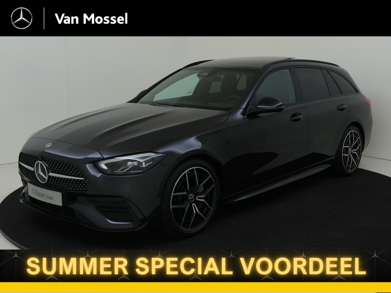Mercedes-Benz C-klasse Estate - 180 Star Edition / Stoelverwarming / Achteruitrijcamera / Panaroma-schuifdak / Night-Pakke - AutoWereld.nl