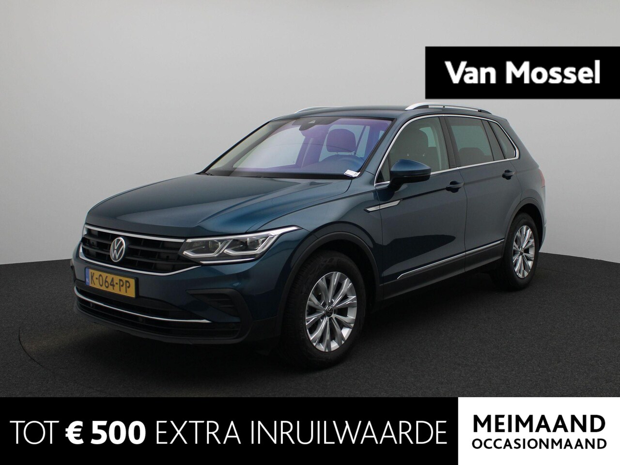 Volkswagen Tiguan - 1.5 TSI Life | Climate Control | Stoelverwarming | Parkeersensoren | Trekhaak | Lederen Be - AutoWereld.nl