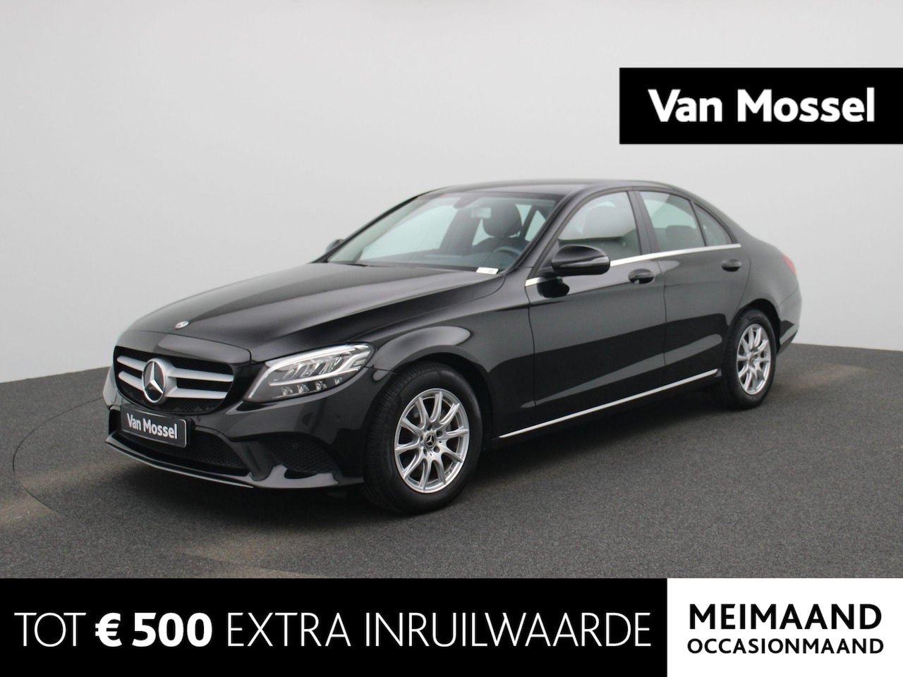 Mercedes-Benz C-klasse - 180 d Business Solution AUTOMAAT | NAVIGATIE | CAMERA | LEDER | CRUISE - AutoWereld.nl