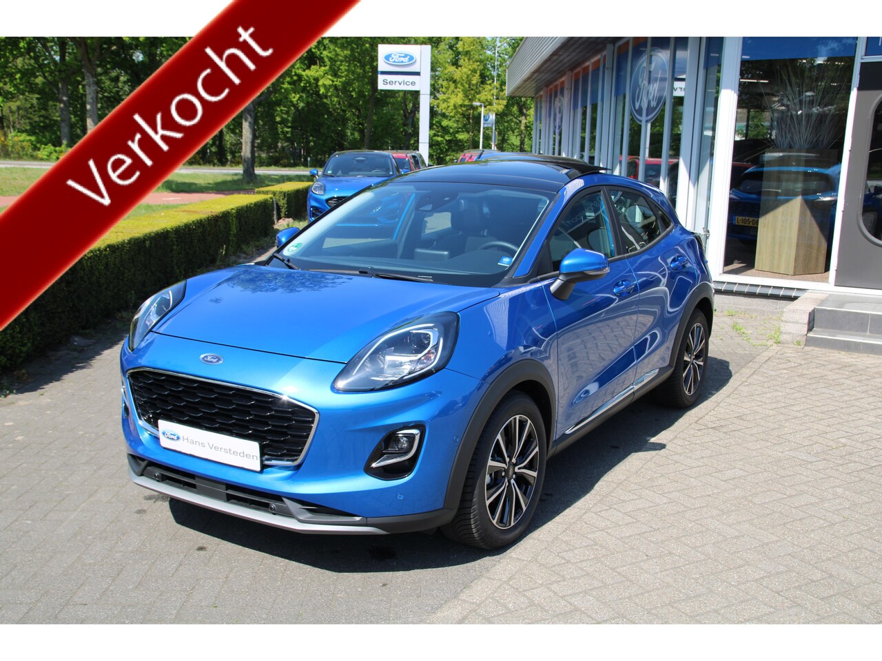 Ford Puma - 1.0 EcoBoost Hybrid 125 PK AUTOMAAT Titanium TREKHAAK | PANORAMADAK | BLIS - AutoWereld.nl