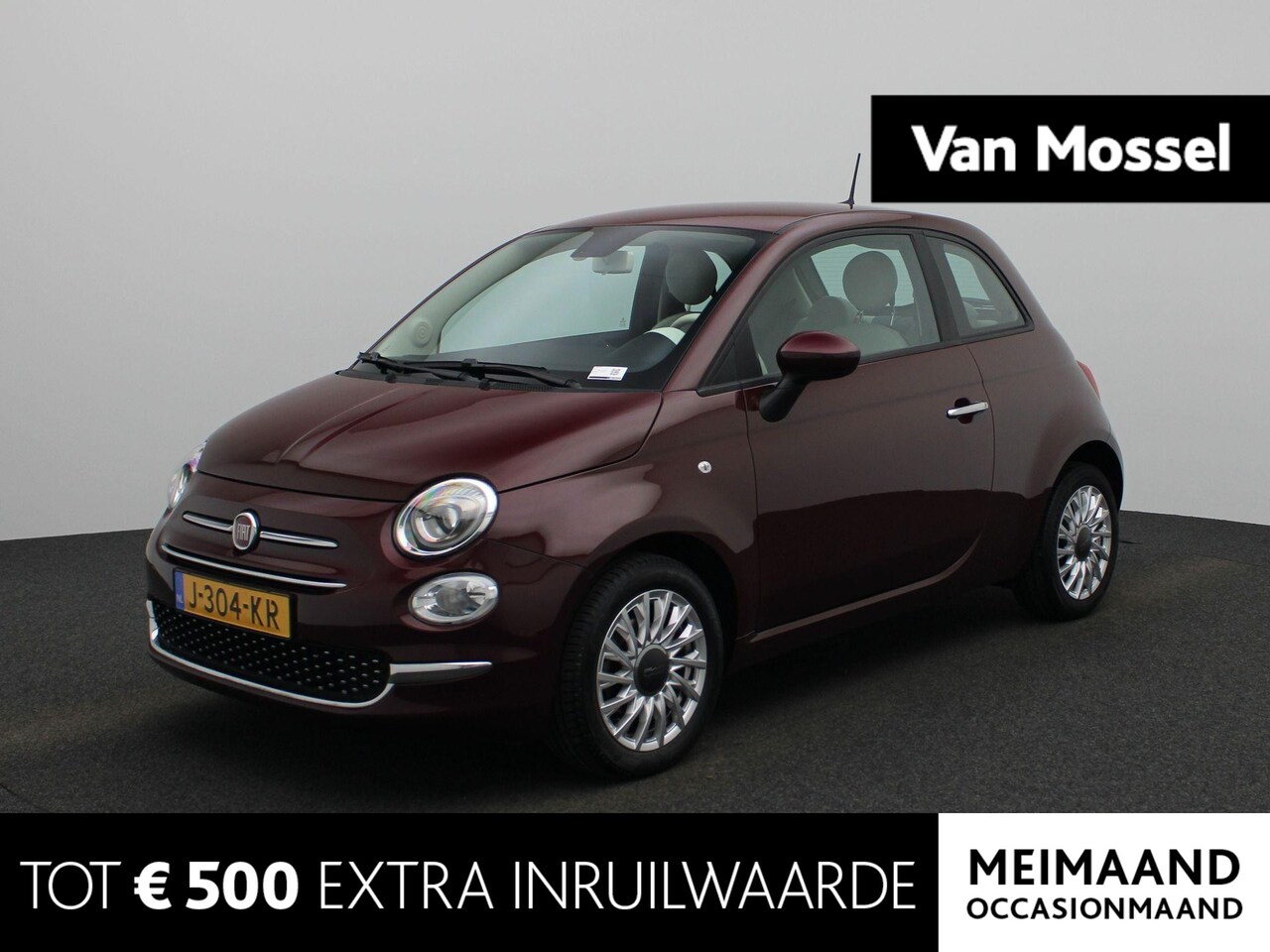 Fiat 500 - 1.0 Hybrid Lounge | Navigatie | Climate Control | Cruise Control | - AutoWereld.nl