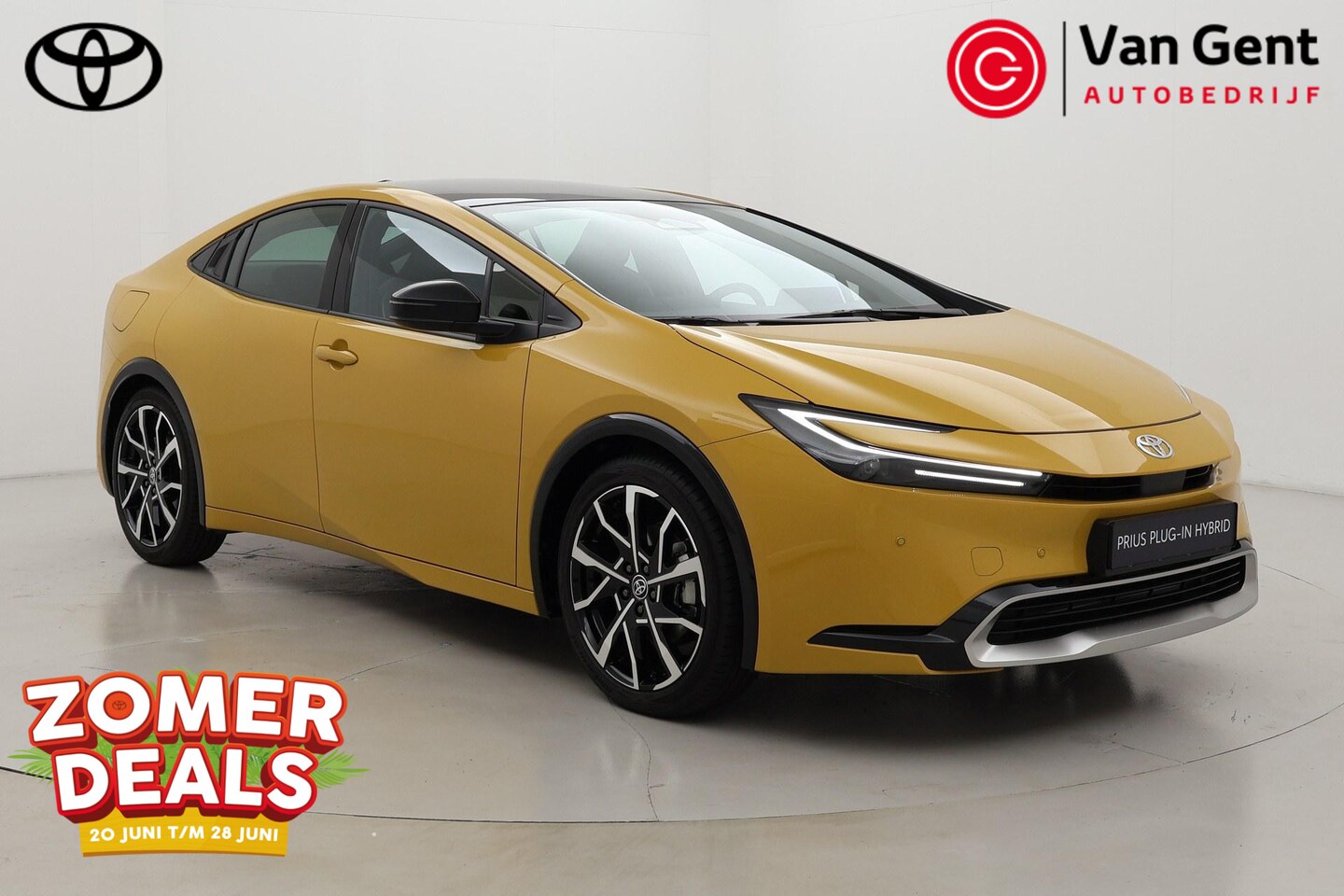 Toyota Prius - 2.0 Plug-in Executive | Panoramadak | Navigatie | 19 inch | Dodehoek detectie | Digitale b - AutoWereld.nl