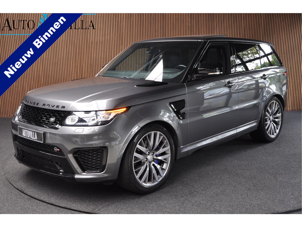 Land Rover Range Rover Sport - 5.0 V8 Supercharged SVR Panodak Leer Navi Camera PDC 22" LM velgen Elektr. achterklep Alca - AutoWereld.nl
