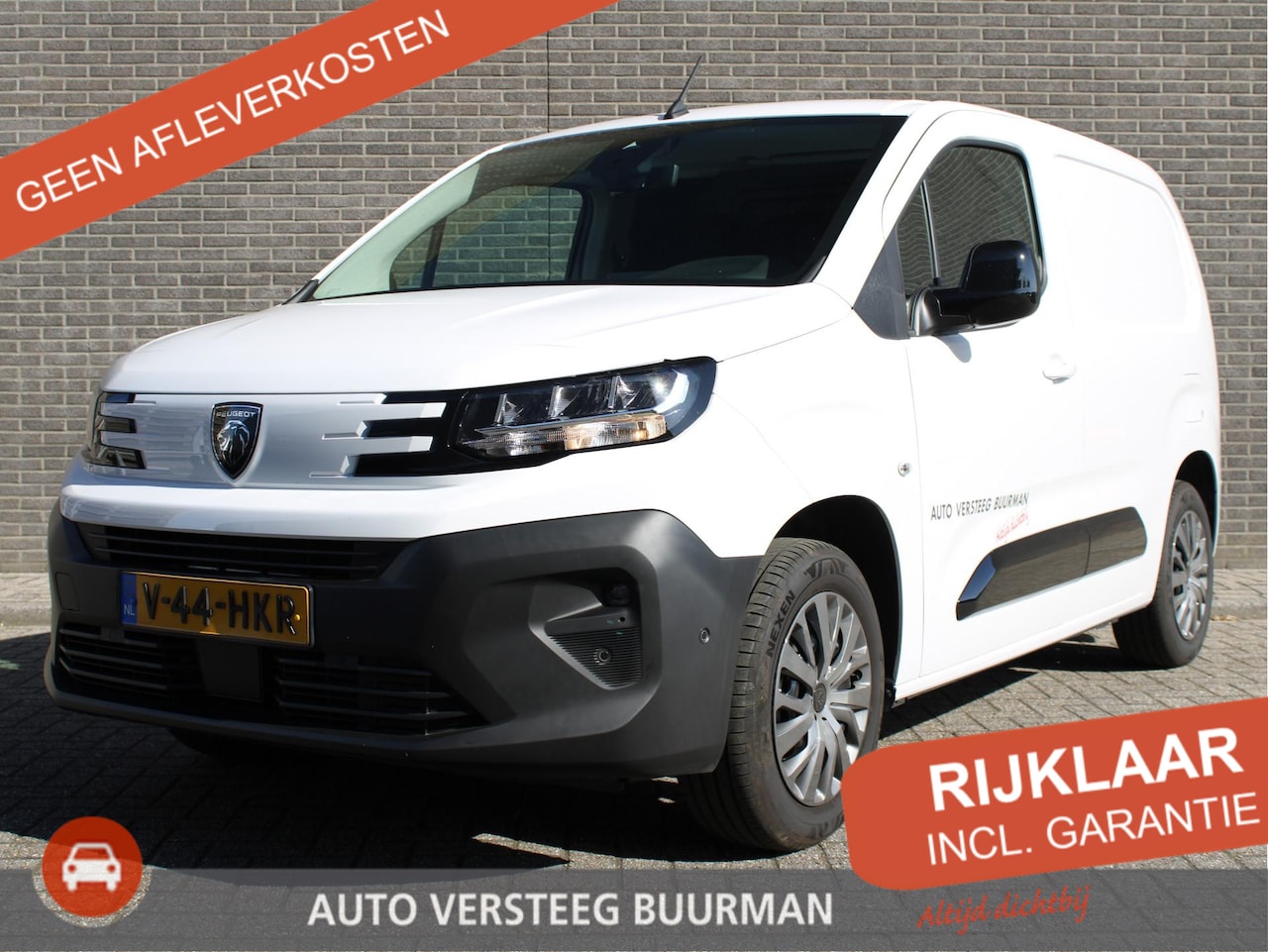 Peugeot Partner - 1.5 BlueHDi 100PK S&S L1 Navigatie, Achteruitrijcamera, Trekhaak, Dab, Bluetooth, Parkeers - AutoWereld.nl