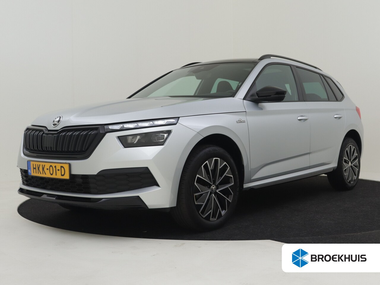 Skoda Kamiq - 1.0 TSI Monte Carlo 110pk DSG/AUTO | Cruise control | Sportstoelen | Navigatie via app con - AutoWereld.nl