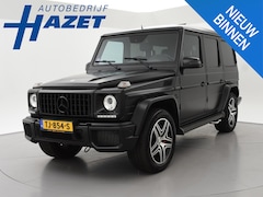 Mercedes-Benz G-klasse - 63 AMG V8 544 PK G63 MAT SATIN BLACK + DESIGNO LEDER | DISTRONIC+ | STANDKACHEL | SCHUIFDA