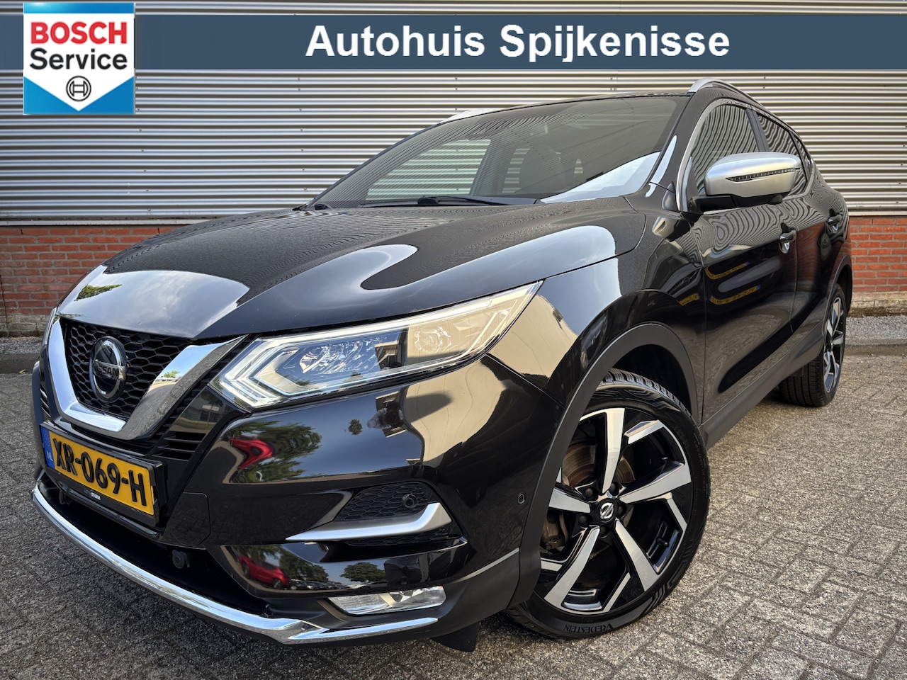 Nissan Qashqai - 1.3 DIG-T Tekna + | Trekhaak | Panodak | Leer | Nav | Memory Stoelen | Keyless | 360 Cam | - AutoWereld.nl