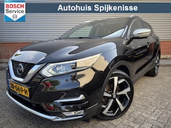 Nissan Qashqai - 1.3 DIG-T Tekna + | Trekhaak | Panodak | Leer | Nav | Memory Stoelen | Keyless | 360 Cam |