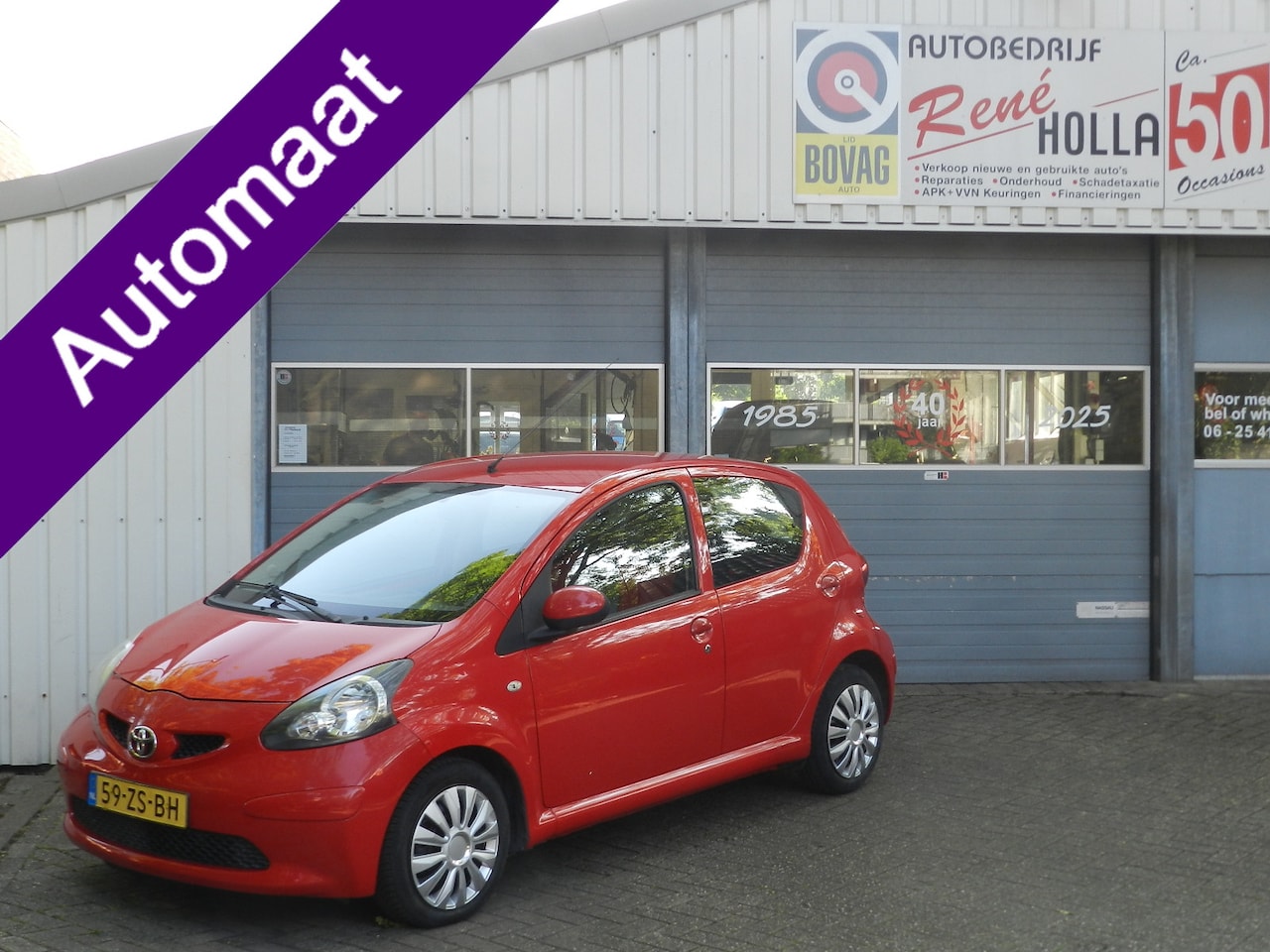 Toyota Aygo - 1.0-12V +Automaat 5Deurs Airco Half leer - AutoWereld.nl