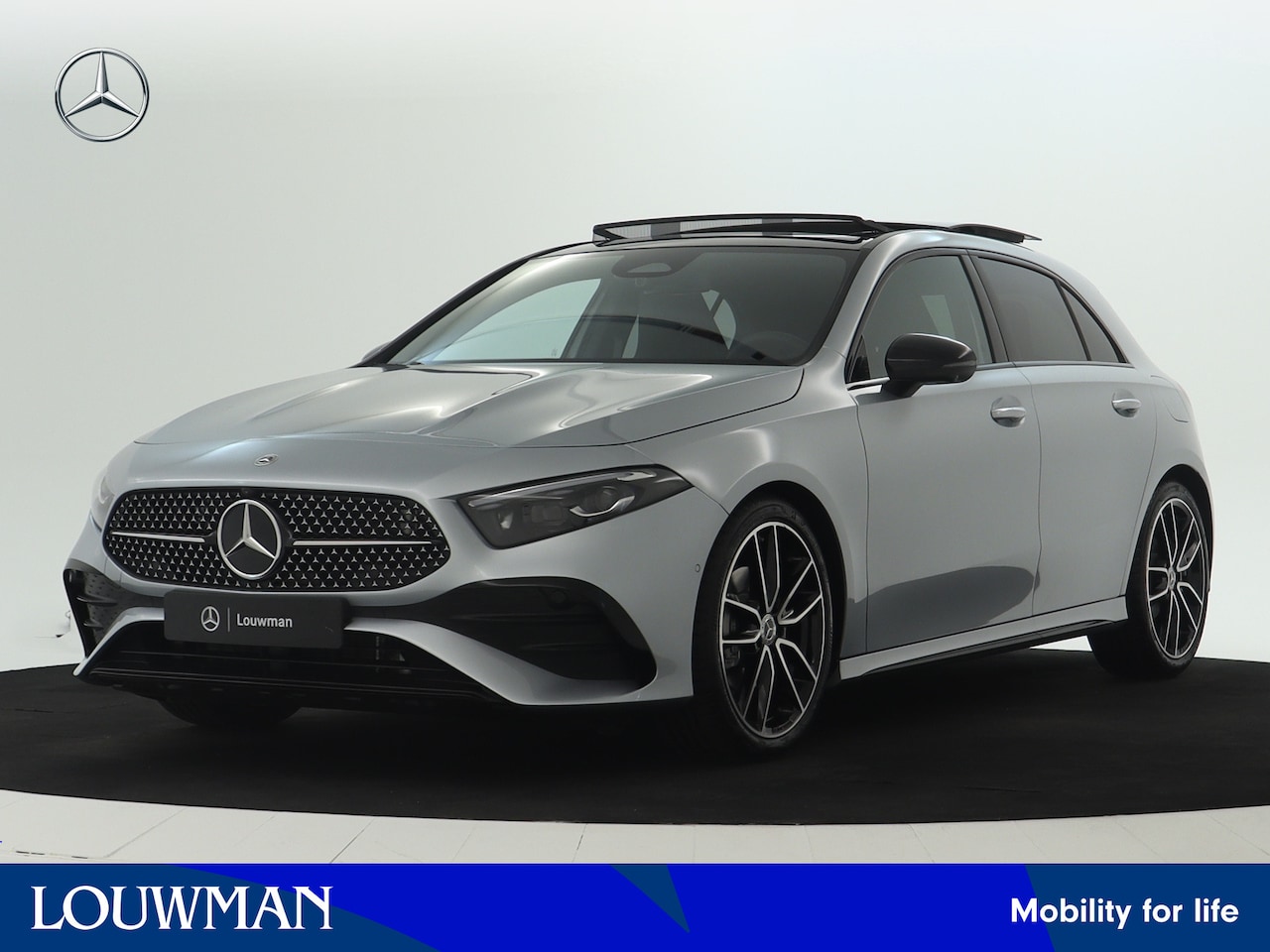 Mercedes-Benz A-klasse - 180 Business Solution AMG |  AMG Line Plus pakket | Nightpakket | Parkeerpakket met 360°-c - AutoWereld.nl