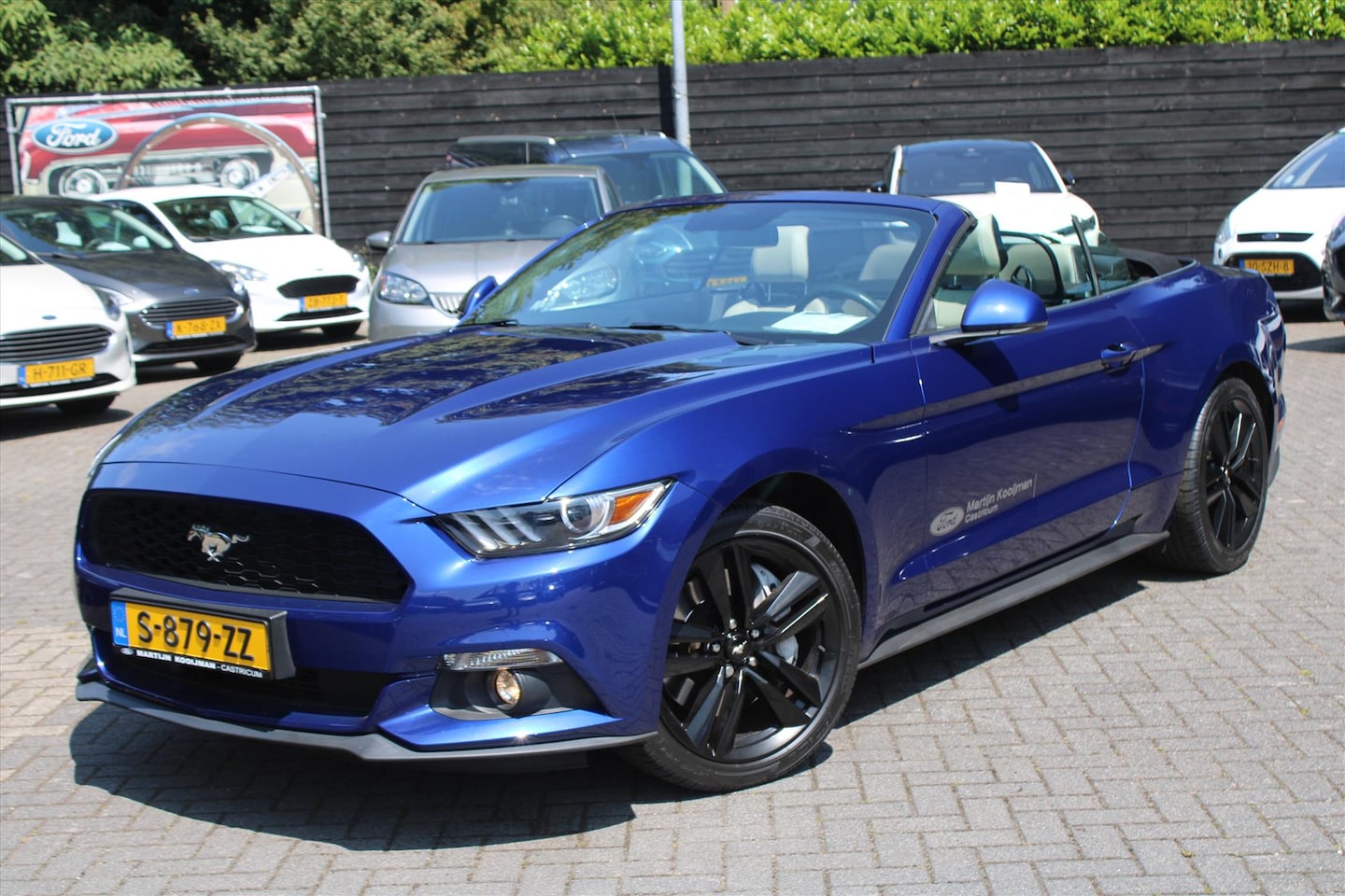 Ford Mustang Convertible - 2.3 EcoBoost 6-bak 317pk/233kw, Windscherm, Volledige onderhoudshistorie - AutoWereld.nl