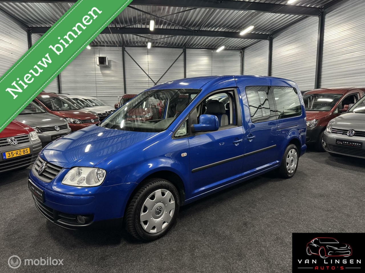 Volkswagen Caddy Maxi - 1.6 Comfortline 7p. Airco|Trekhaak|Apk✅ - AutoWereld.nl